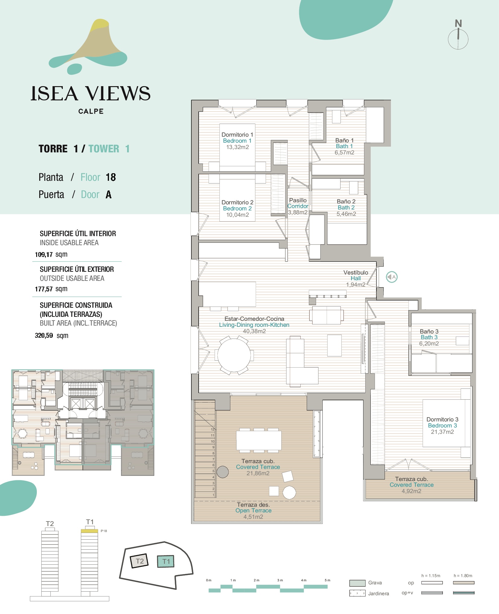 Isea Views penthouse 1-18A