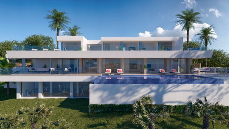 Voorzijde villa La Cala